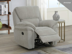 Cannes – Chair Manual Recliner Beige