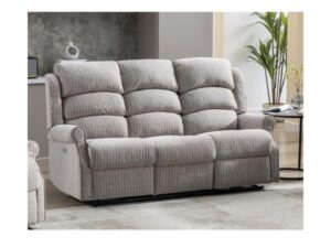 WindIonar Electric 3 Seater Recliner (Natural)