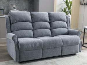 WindIonar Electric 3 Seater Recliner (Steel Blue)