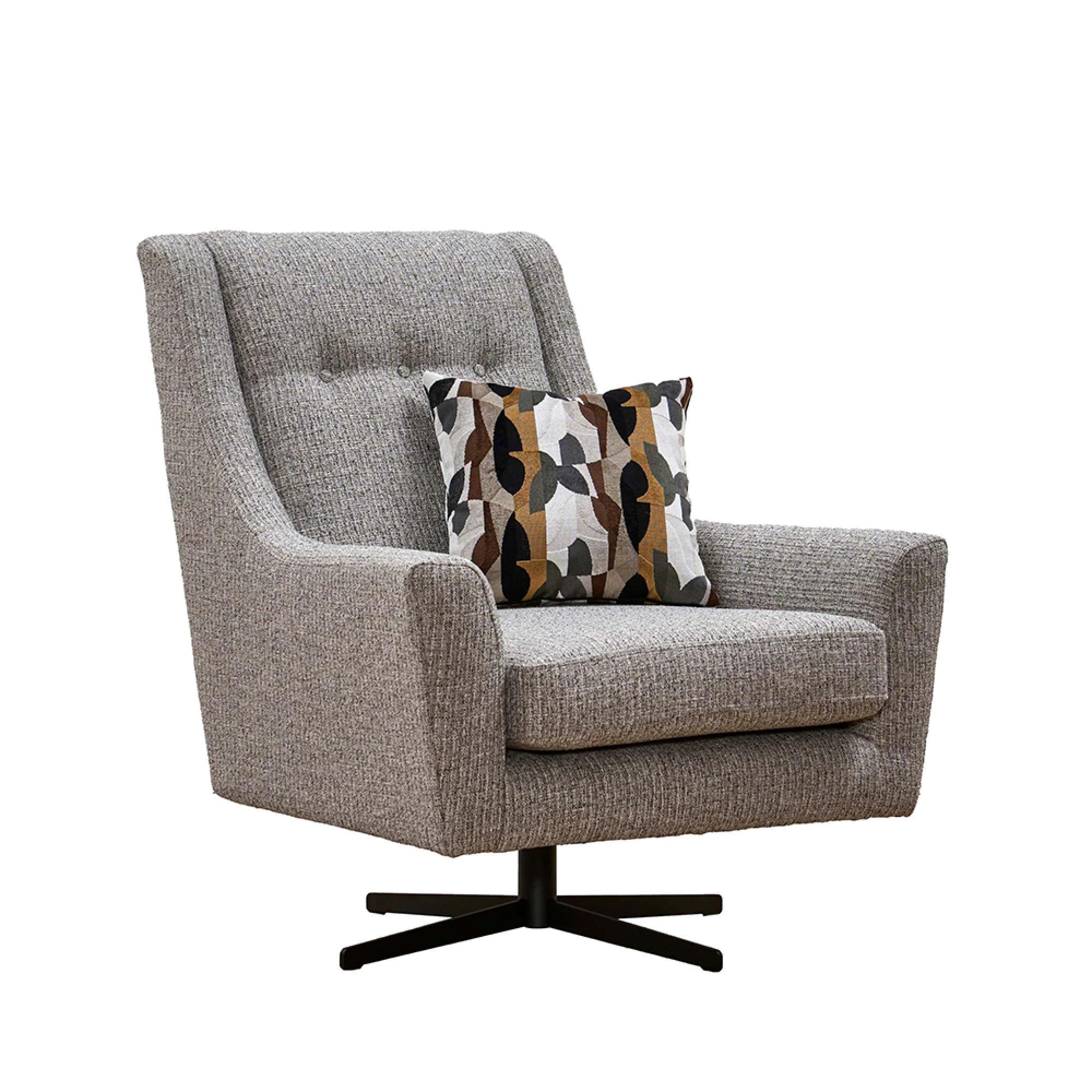 Salute Fabric Swivel Chair - Main Image