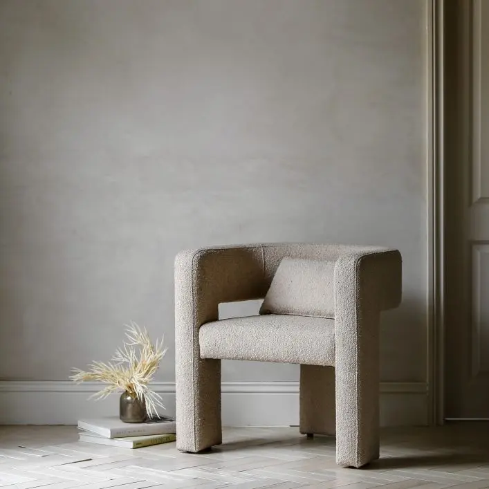 Arezzo Armchair Taupe - Gallery Image