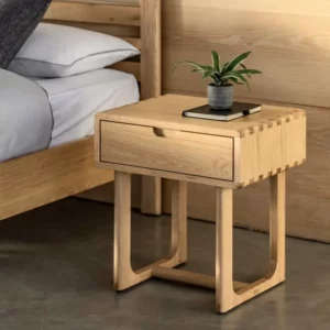 Tivoli 1 Drawer Bedside Natural
