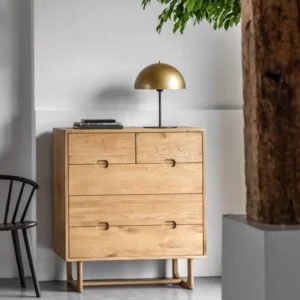 Tivoli 5 Drawer Chest Natural