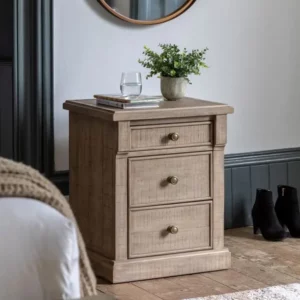 Anya 3 Drawer Bedside