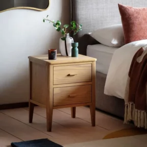 Aveline 2 Drawer Bedside Natural