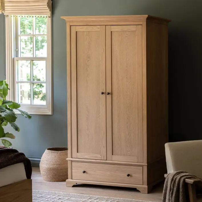 Malvern 2 Door 1 Drawer Wardrobe - Gallery Image