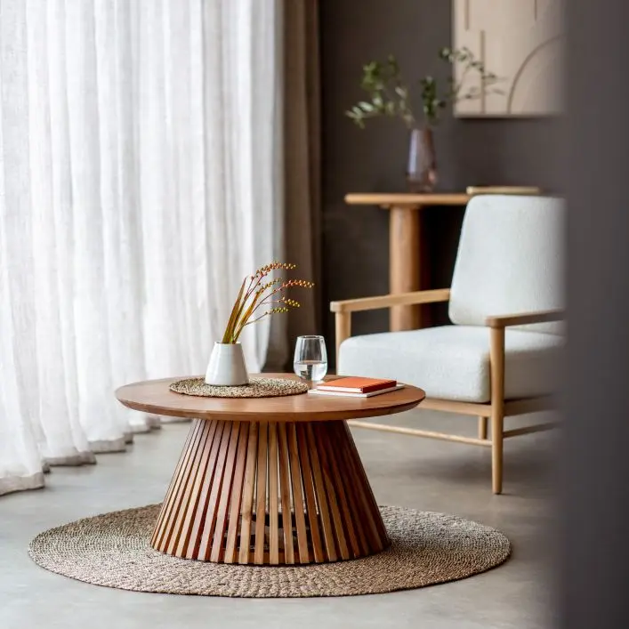 Brookland Slatted Coffee Table - Gallery Image