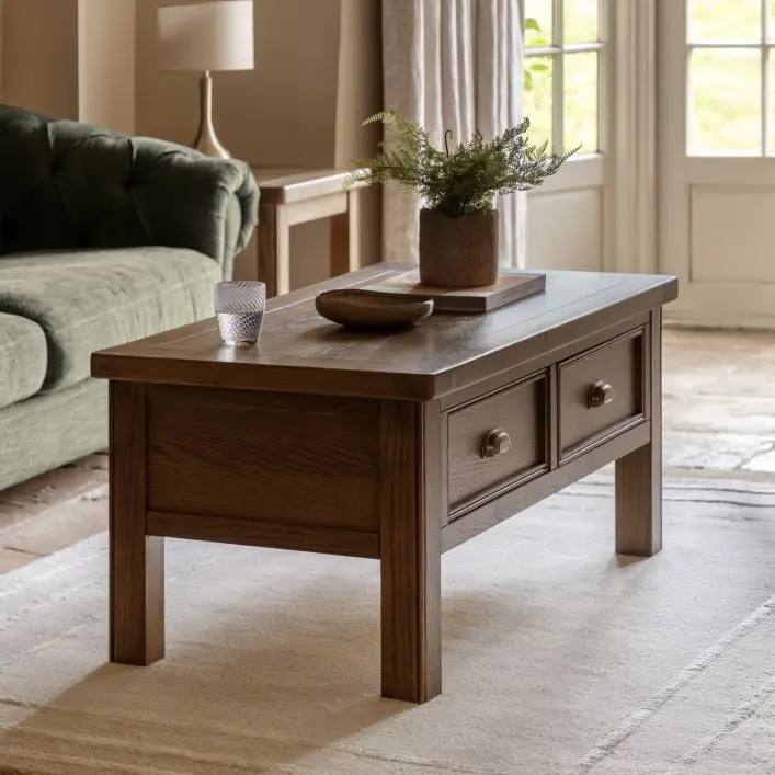 Hardwick 2 Drawer Coffee Table - Gallery Image