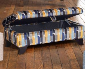 Caernarfon Legged Ottoman