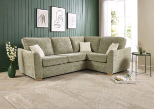 Stirling – Small Armless Chaise Sofa with Footstool