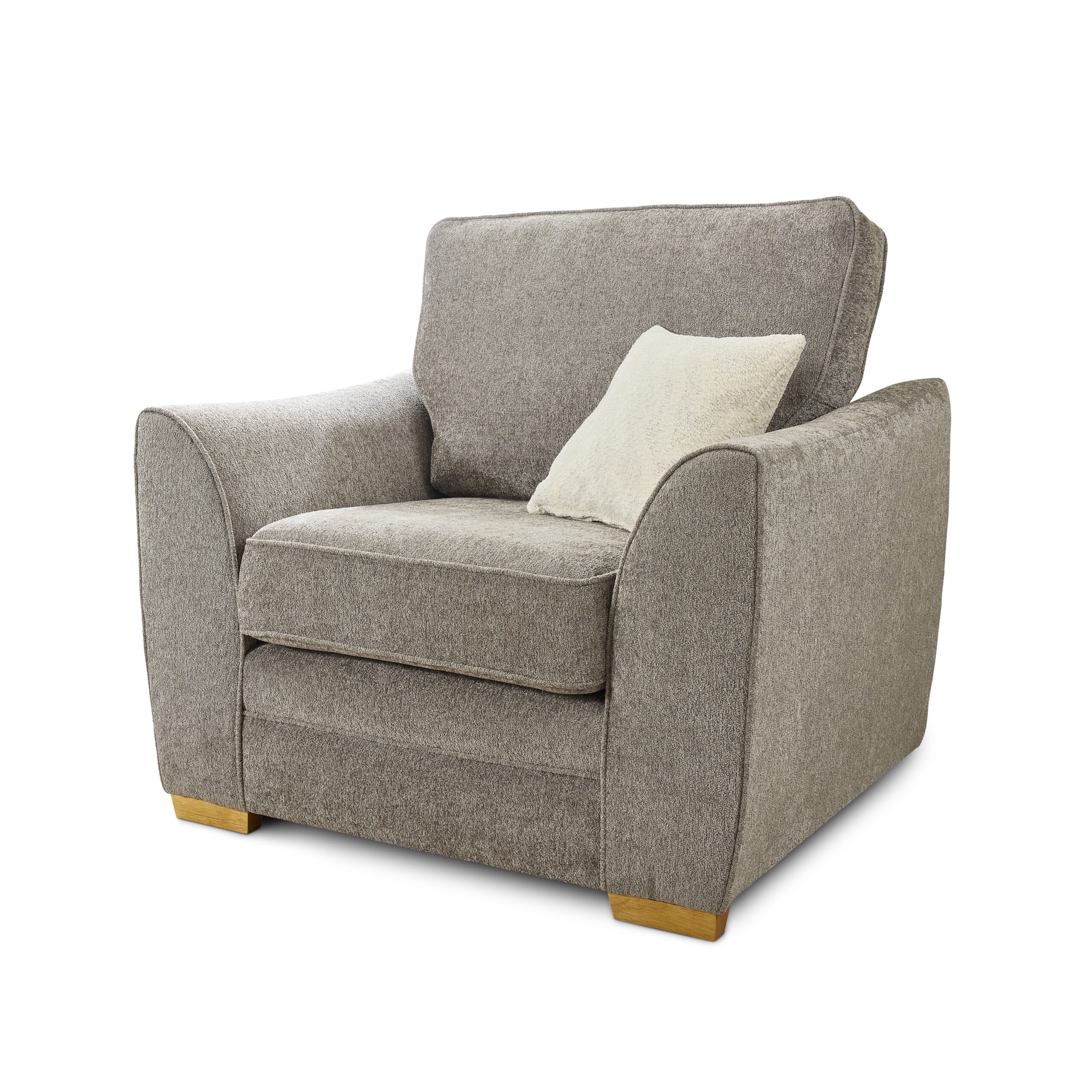 ashford taupe fabric chair co