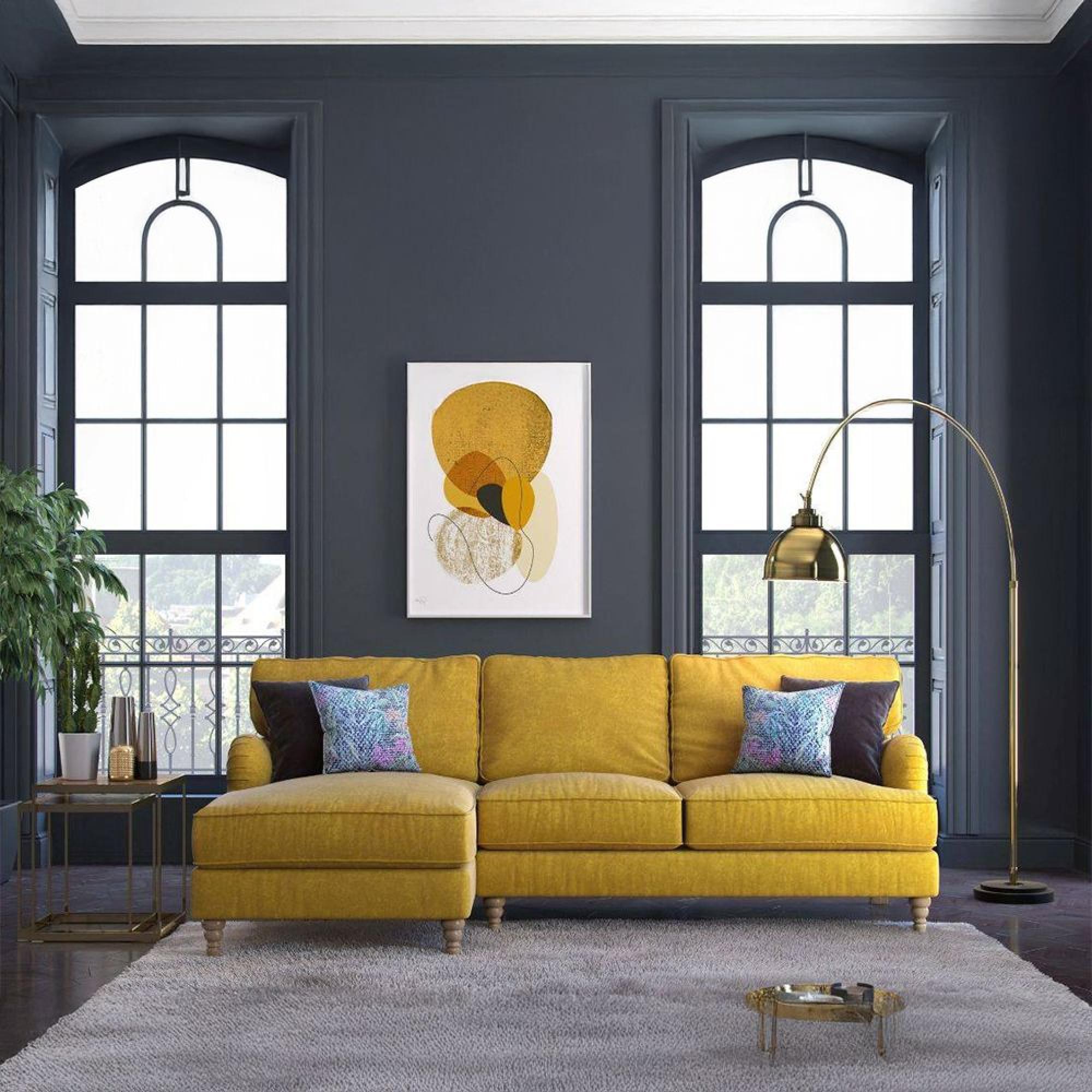 Beatrix Fabric Chaise Sofa - LFC/RH2 - Main Image