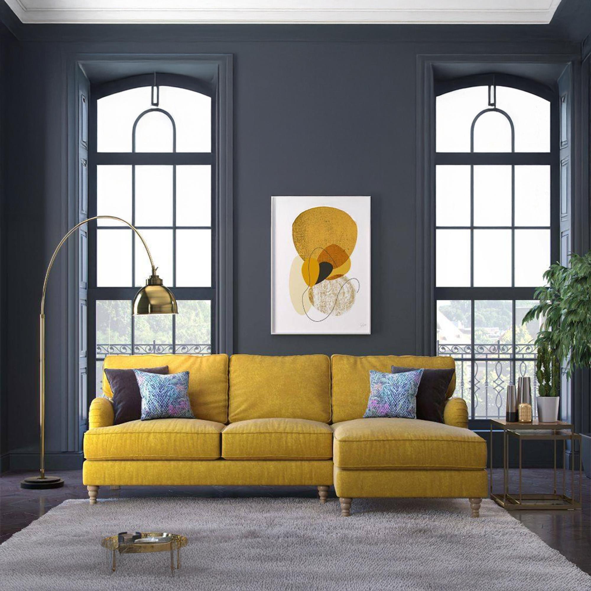 Beatrix Fabric Chaise Sofa - LH2/RFC - Main Image