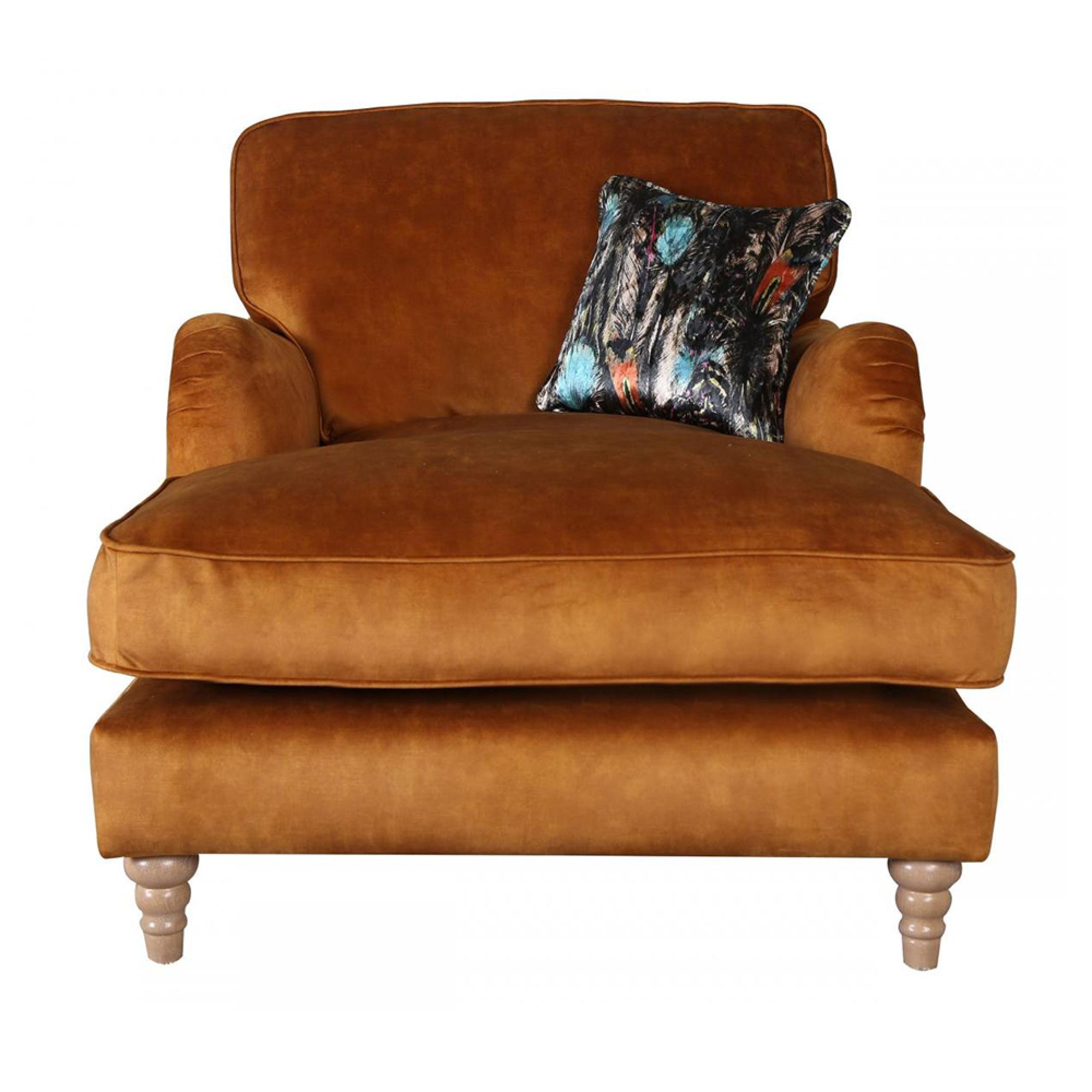 Beatrix Fabric Lounger Chair - Main Image