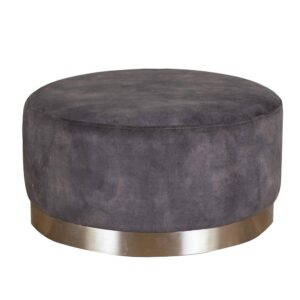 Malmo Fabric Footstool – Round