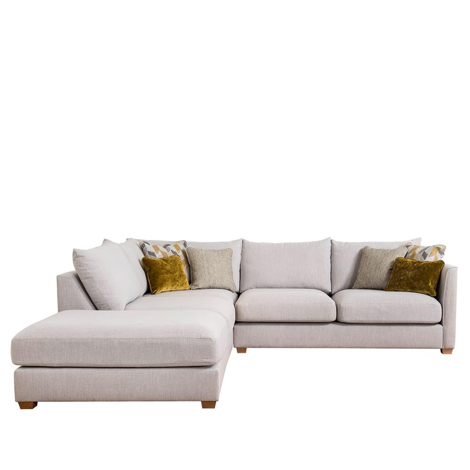 Carter Fabric Corner Sofa - FST/ALU/COR/RH2 - Main Image