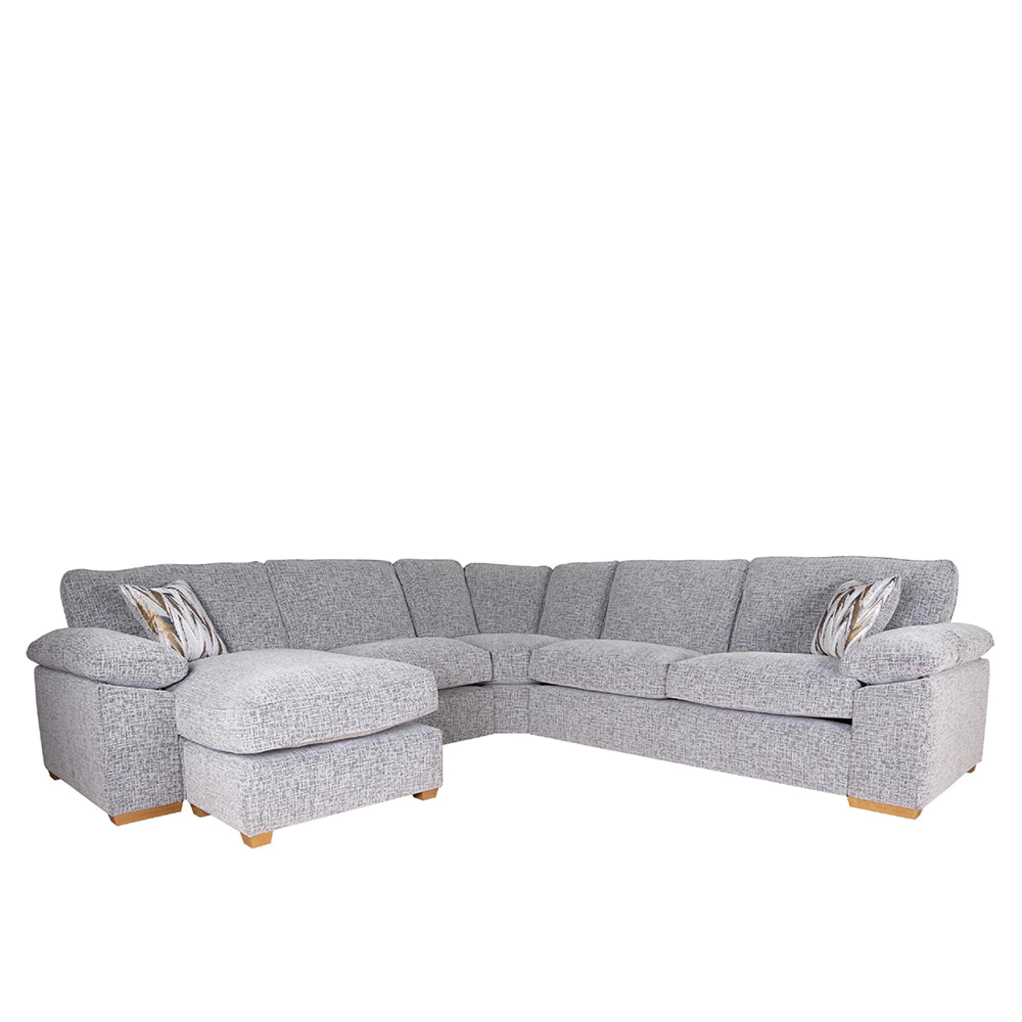 Dexter Fabric Corner Sofa - L2V+VP/COR/RH2 - Main Image