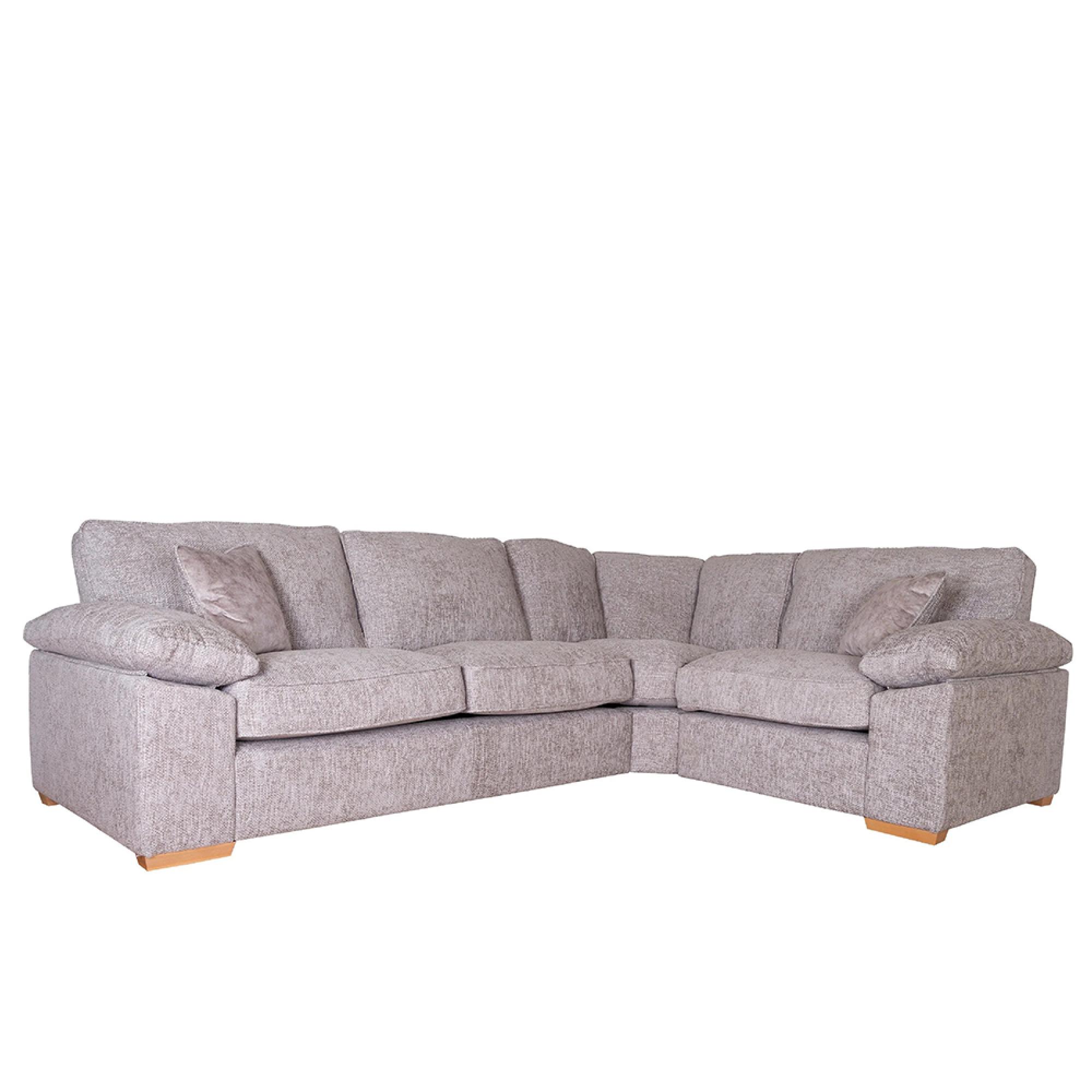 Dexter Fabric Corner Sofa - LH2/COR/RH1 - Main Image