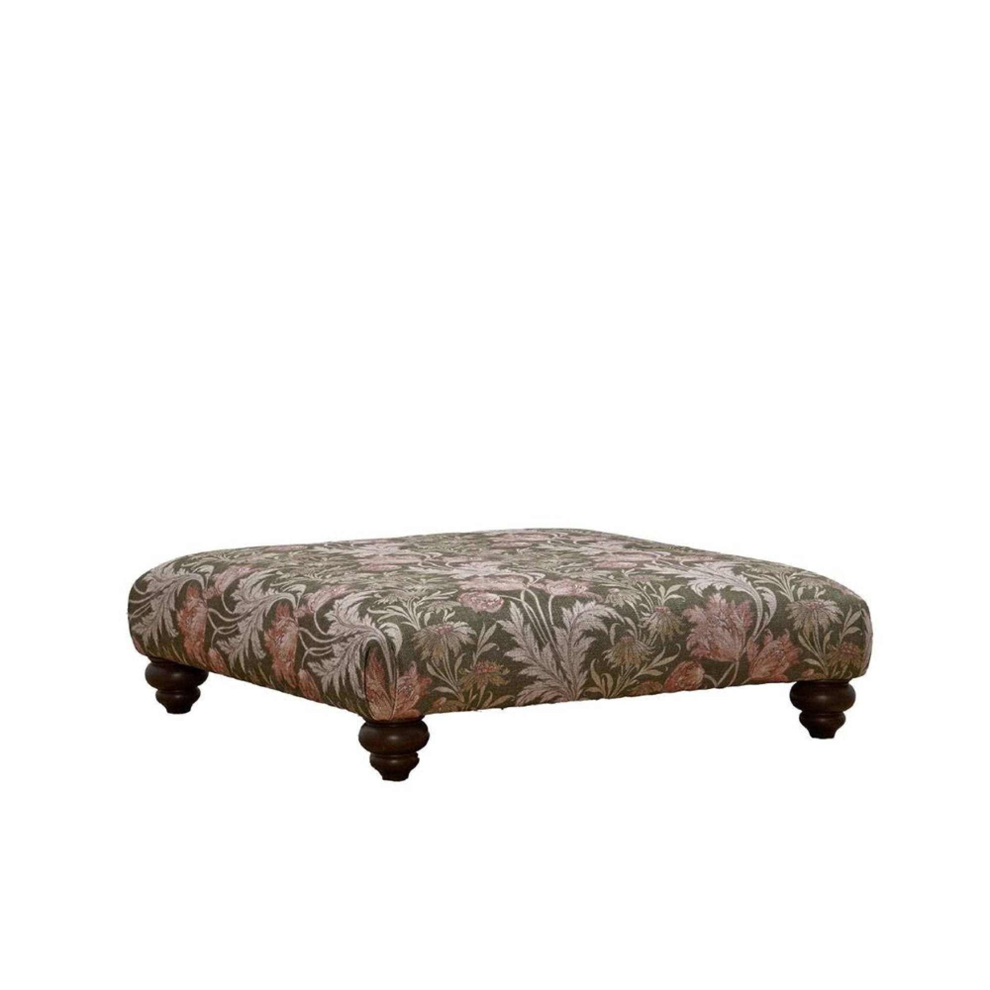Dumpling Fabric Footstool - Square - Main Image