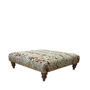 Cefalù Fabric Footstool – Square