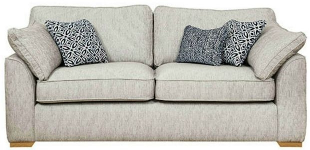 Lorna Fabric Sofa - 3 Seater - Main Image