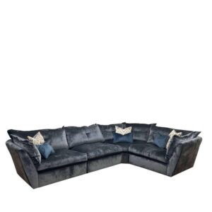 Porvoo Fabric Corner Sofa – 4ML/ALU/COR/4MR