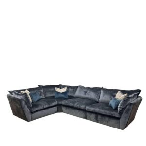Porvoo Fabric Corner Sofa – 4ML/COR/ALU/4MR