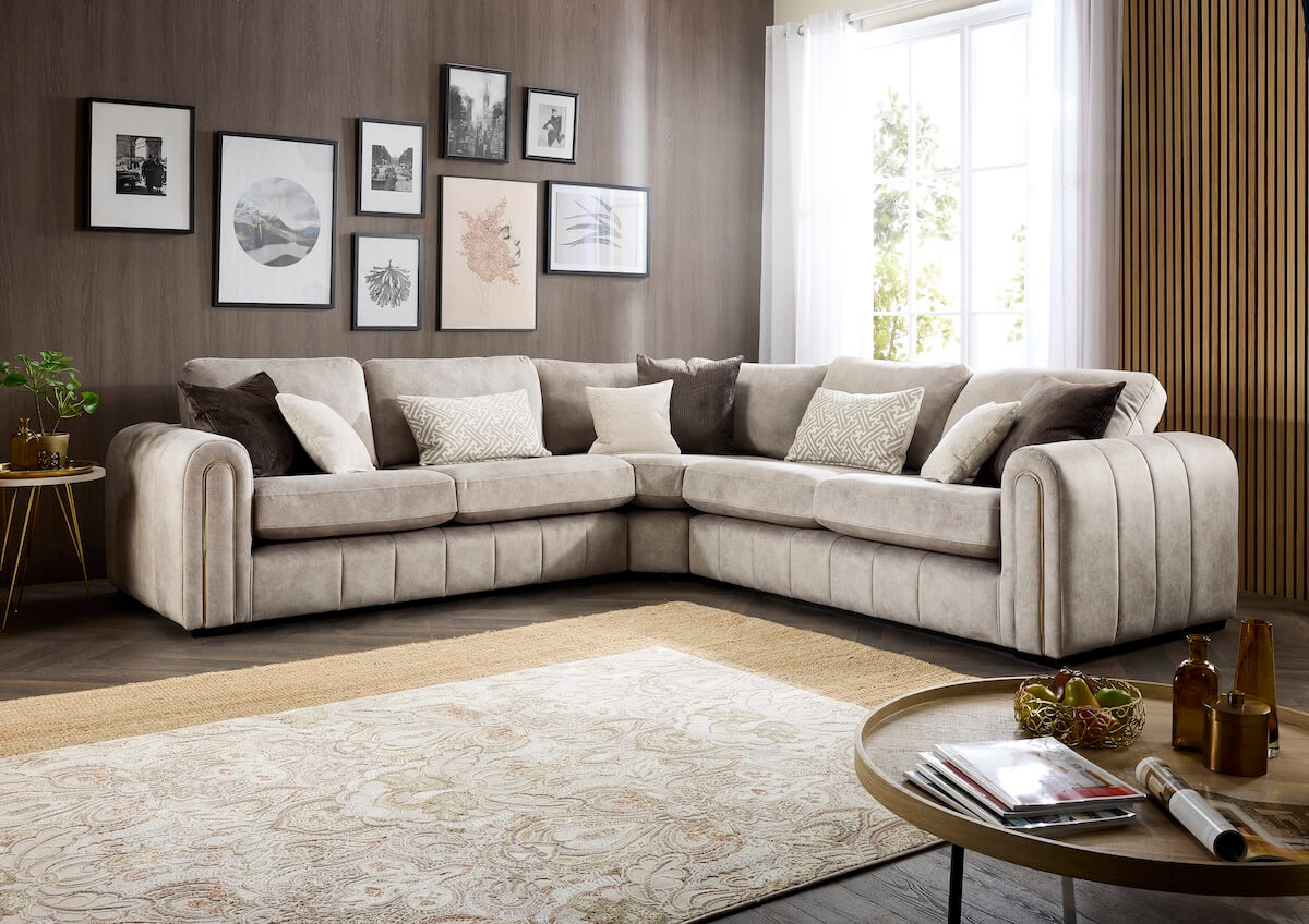 Glamour - 2 Corner 2 Sofa - Main Image