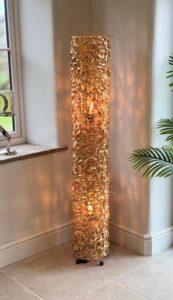 LS22 Wilde Java – Bamba Round Floor Lamp Natural 150cm