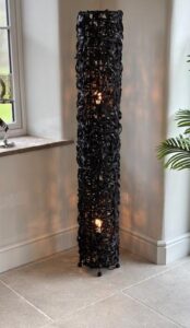 LS25 Wilde Java – Bamba Round Floor Lamp Dark 150cm